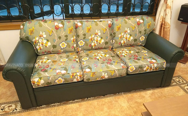 Công trình bọc lại ghế sofa cho nhà anh Nam tại quận Ba Đình